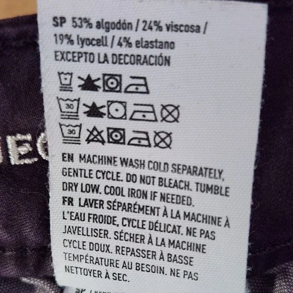 American Eagle Outfitters Jegging Women Plum Purple Super Stretch Size 4 Regular - Picture 13 of 16